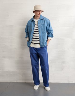 AE Striped Crewneck Sweater