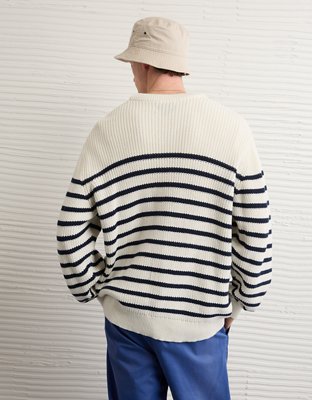 AE Striped Crewneck Sweater