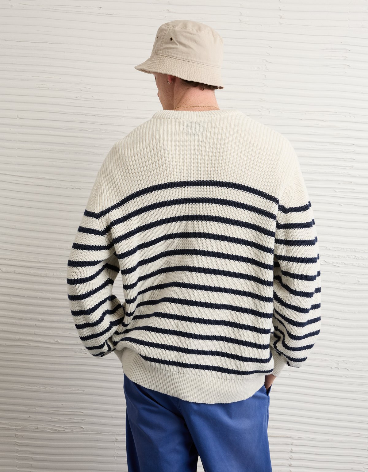 AE Striped Crewneck Sweater - image 3