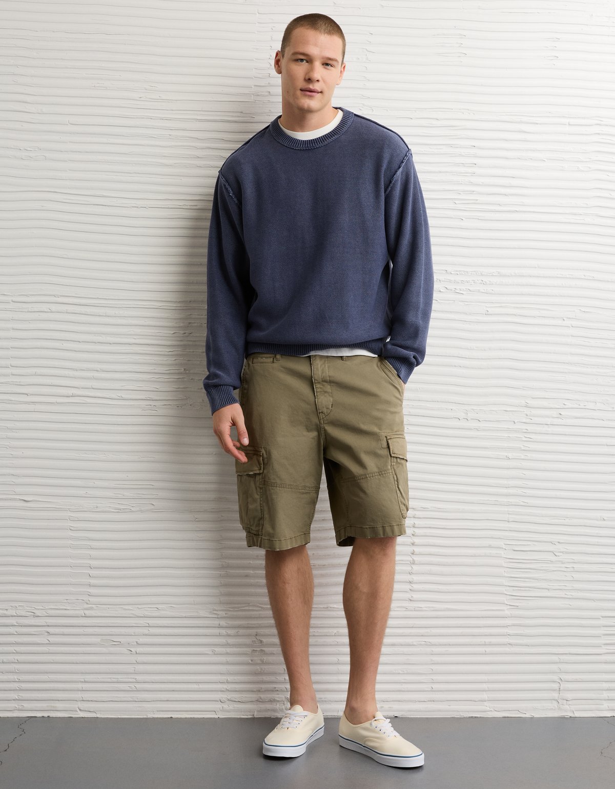 AE Washed Reverse Sweater - image 5