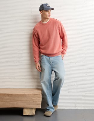 AE Washed Reverse Sweater