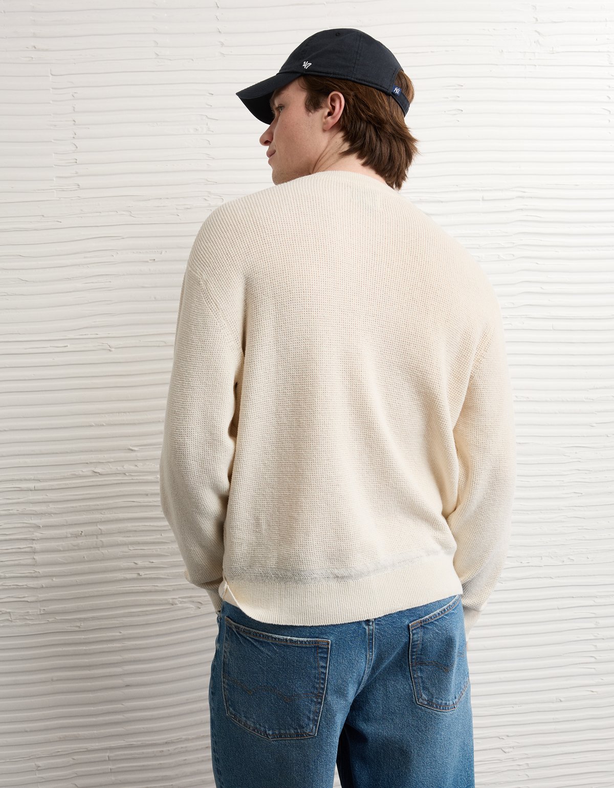 AE Waffle Knit Sweater - image 2
