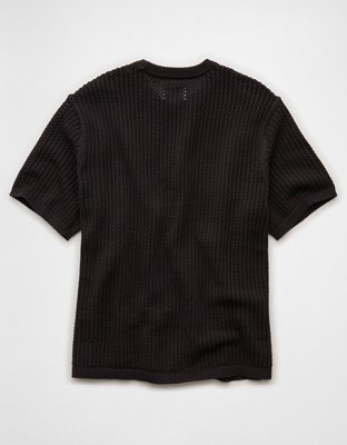 AE Open-Knit Sweater T-Shirt