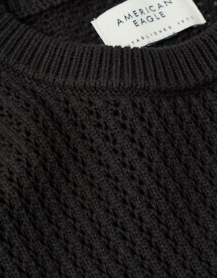 AE Open-Knit Sweater T-Shirt