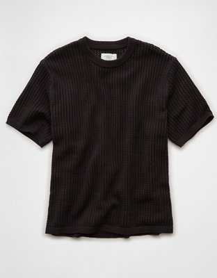 AE Open-Knit Sweater T-Shirt