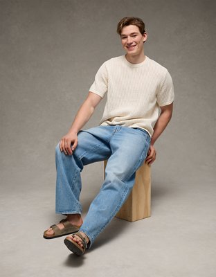 AE Open-Knit Sweater T-Shirt