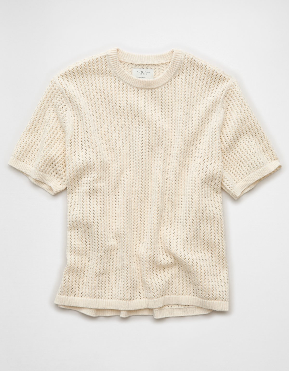 AE Open-Knit Sweater T-Shirt - image 3