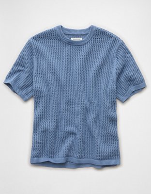 AE Open-Knit Sweater T-Shirt