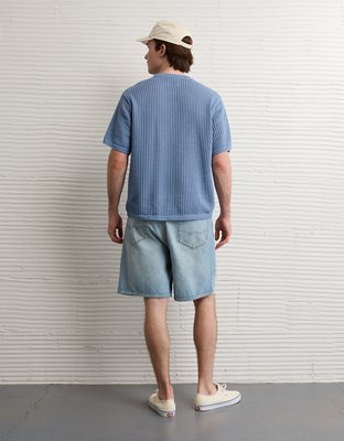 AE Open-Knit Sweater T-Shirt