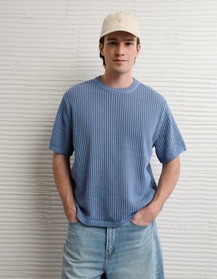 AE Open-Knit Sweater T-Shirt