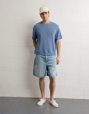 AE Open-Knit Sweater T-Shirt