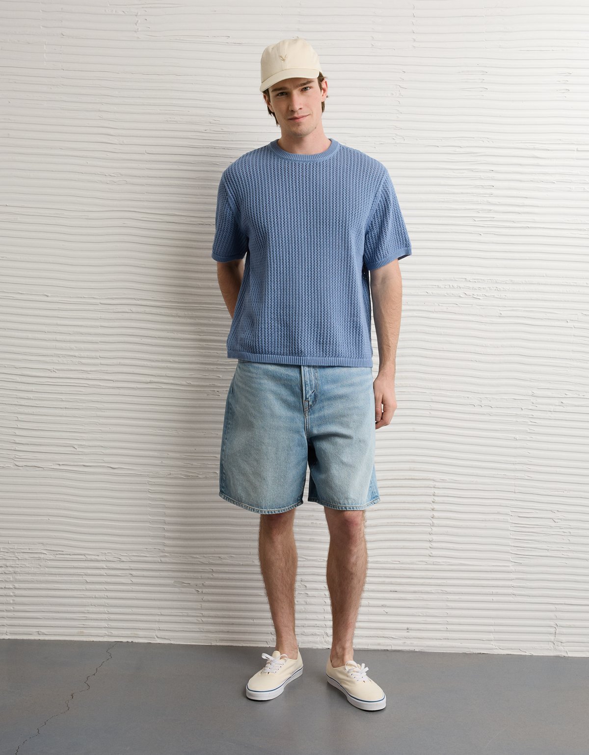 AE Open-Knit Sweater T-Shirt - image 5