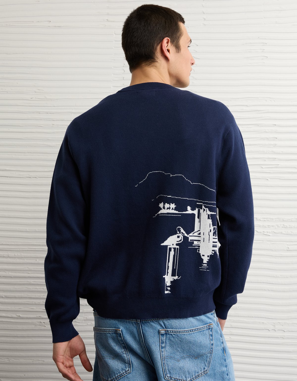 AE Graphic Crew Neck Sweater - image 3