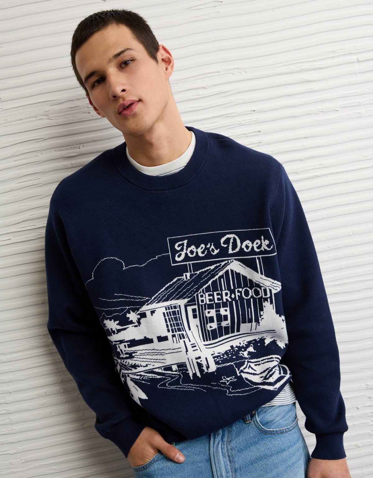 AE Graphic Crew Neck Sweater - image 2