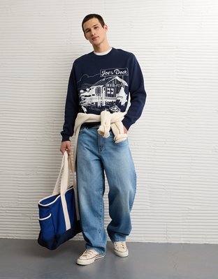 AE Graphic Crew Neck Sweater