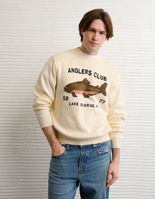 AE Graphic Crew Neck Sweater