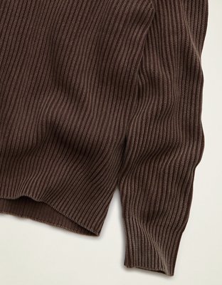 AE Suéter con Cuello Redondo Estilo Pescador