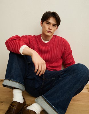AE Fisherman Crew Neck Sweater