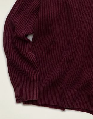 AE Suéter con Cuello Redondo Estilo Pescador