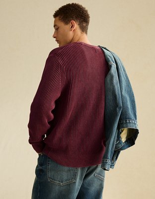 AE Suéter con Cuello Redondo Estilo Pescador
