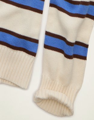 AE Striped Crew Neck Sweater