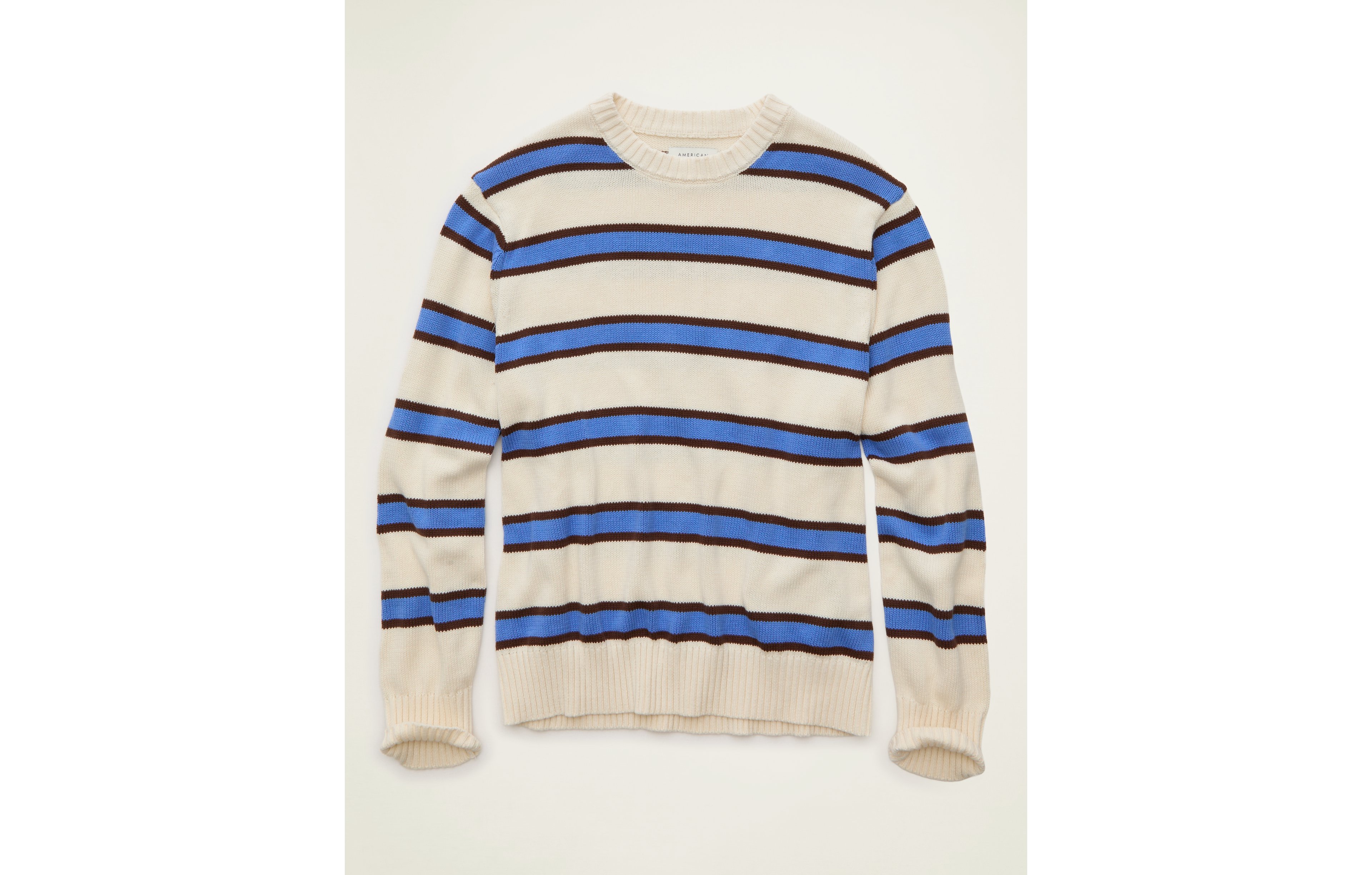 AE Striped Crew Neck Sweater