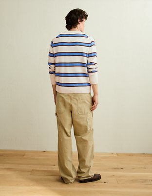 AE Striped Crew Neck Sweater