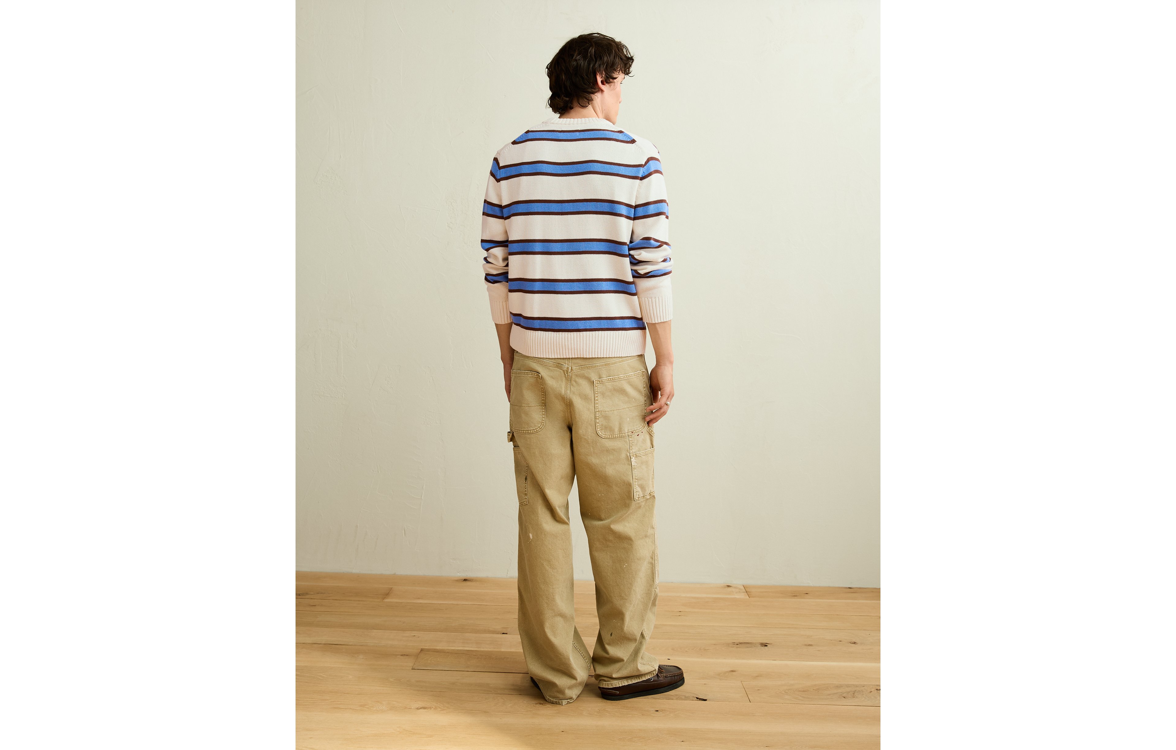 AE Striped Crew Neck Sweater