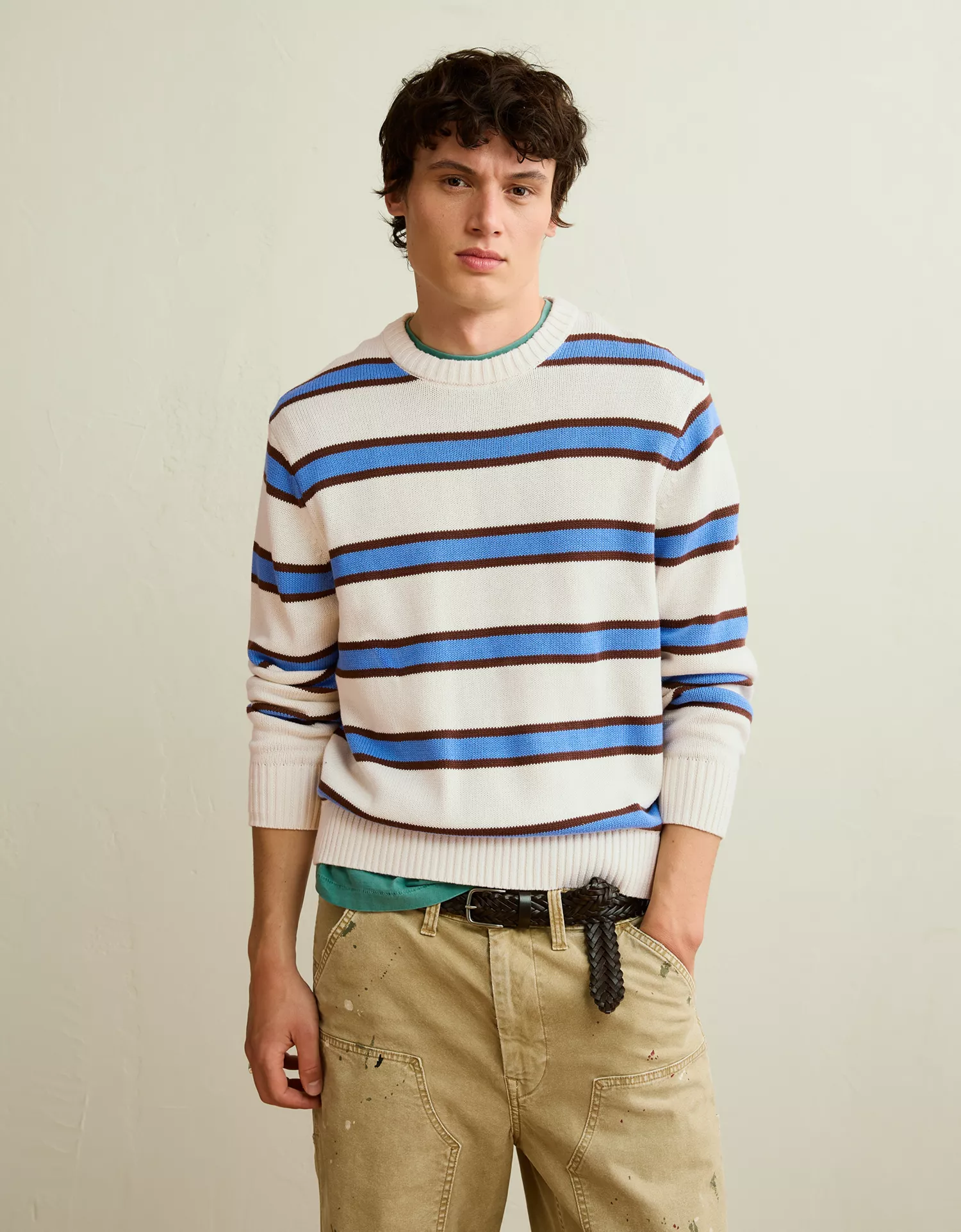 AE Striped Crew Neck Sweater - thumbnail 9