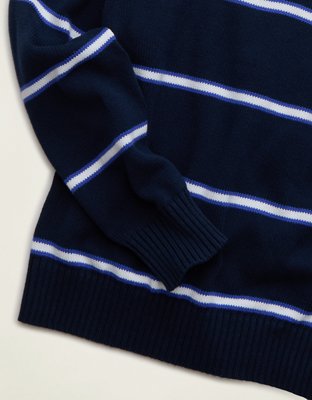 AE Striped Crew Neck Sweater