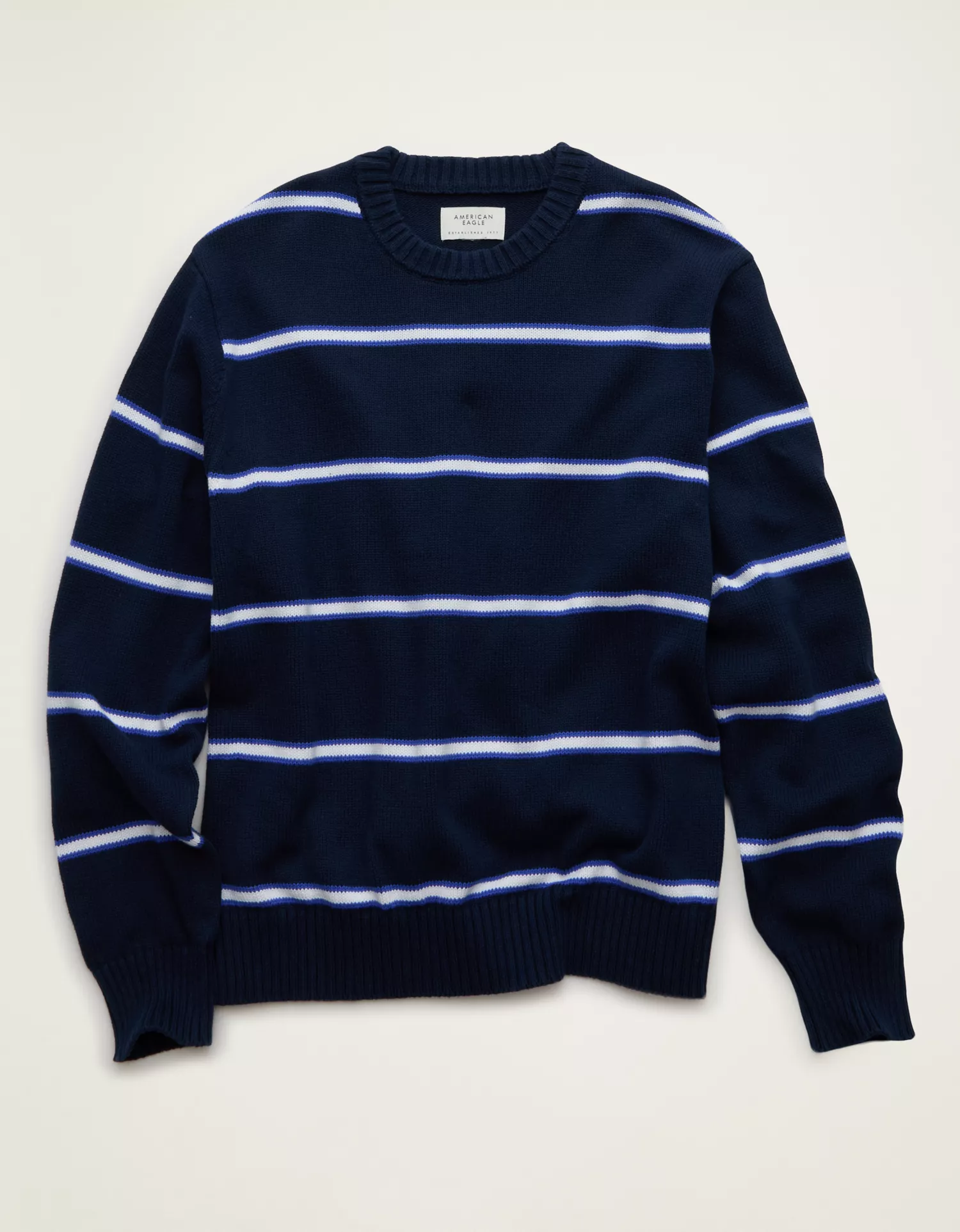 AE Striped Crew Neck Sweater - thumbnail 4