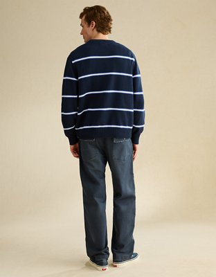 AE Striped Crew Neck Sweater