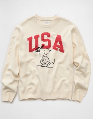 AE Snoopy Graphic Sweater