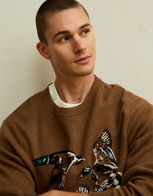 AE Graphic Crew Neck Sweater