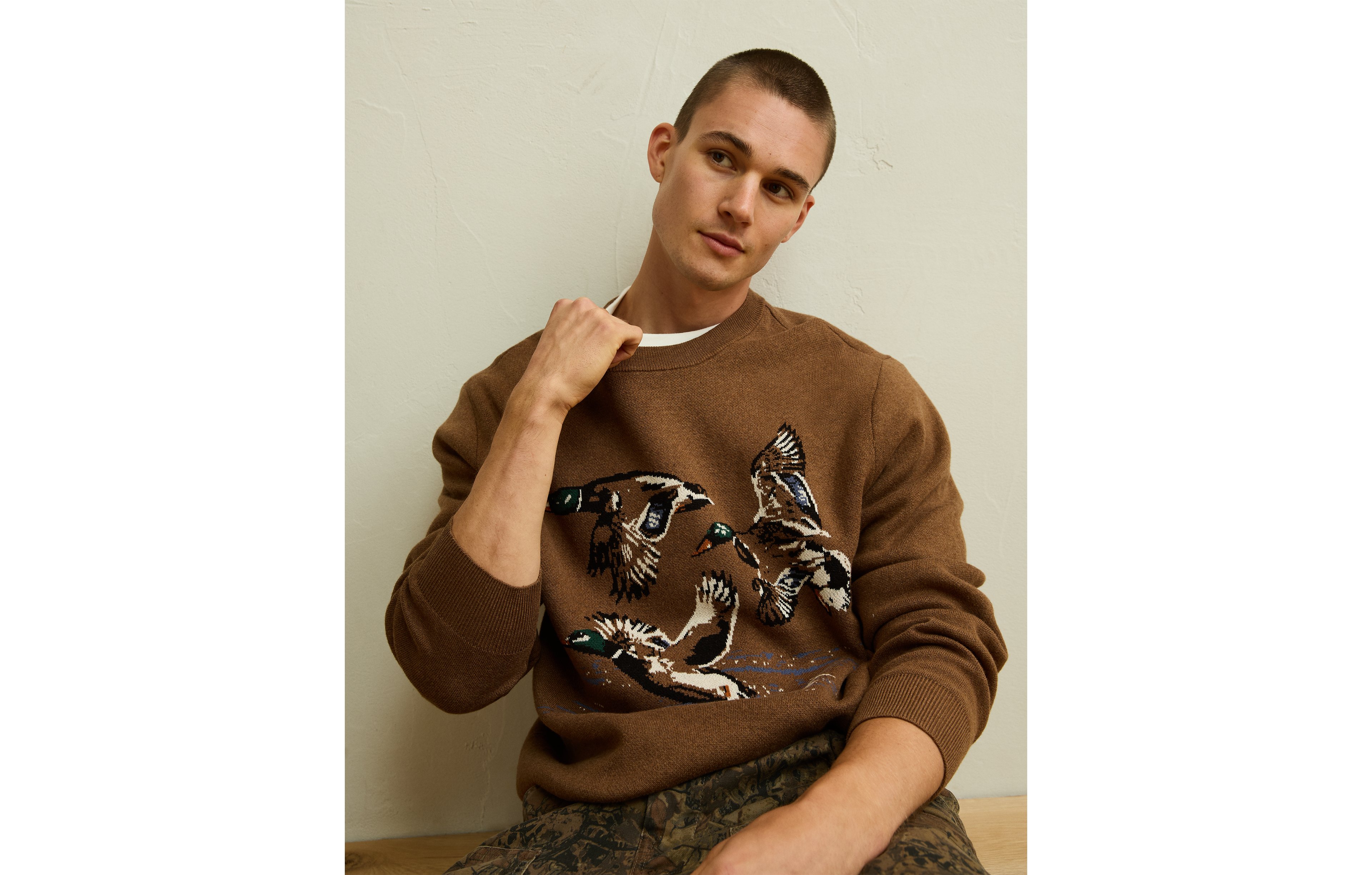 AE Graphic Crew Neck Sweater