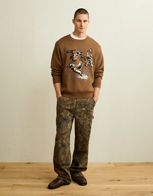 AE Graphic Crew Neck Sweater