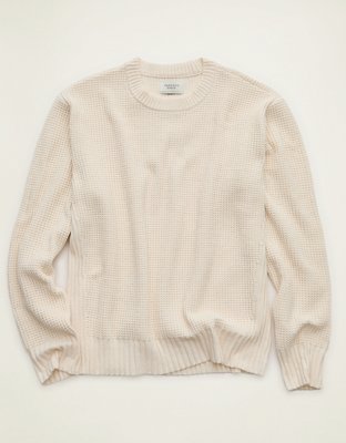 AE Brushed Waffle Knit Sweater