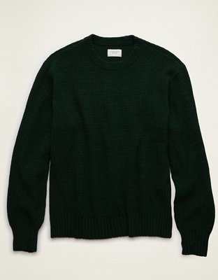 AE Brushed Waffle Knit Sweater
