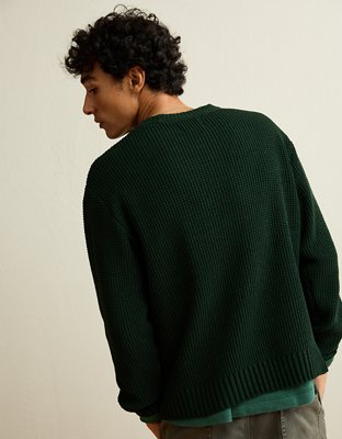 AE Brushed Waffle Knit Sweater