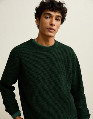 AE Brushed Waffle Knit Sweater