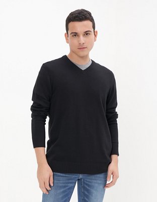 AE V-Neck Icon Sweater | American Eagle