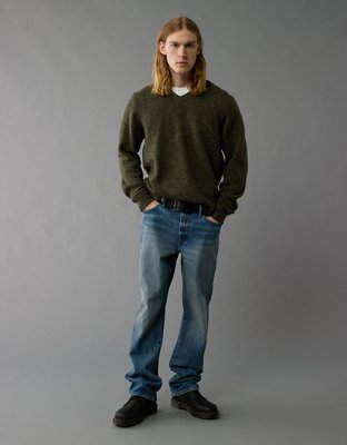 AE Brushed V-Neck Sweater