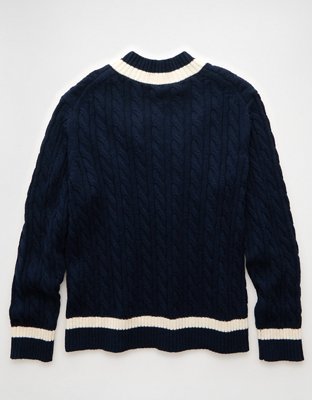AE V-Neck Cricket Sweater