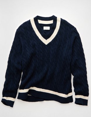 AE V-Neck Cricket Sweater