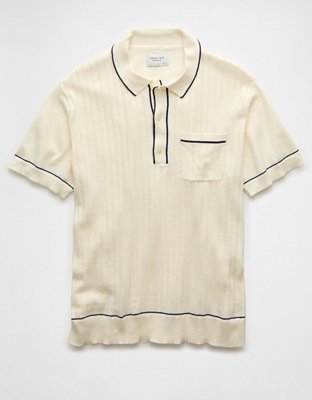 AE Weekend Tipped Sweater Polo Shirt