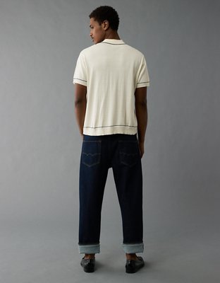 AE Weekend Tipped Sweater Polo Shirt
