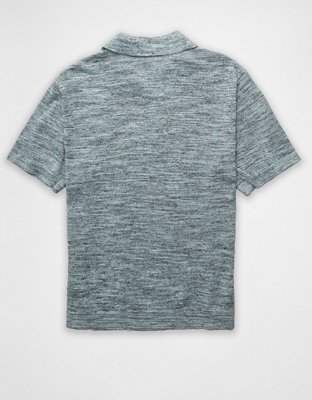 AE Space Dye Sweater Polo Shirt