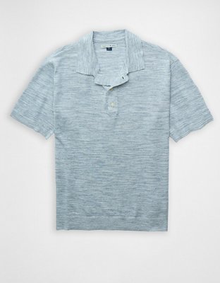 AE Space Dye Sweater Polo Shirt