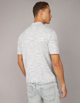 AE Space Dye Sweater Polo Shirt