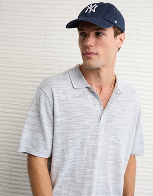 AE Space Dye Sweater Polo Shirt